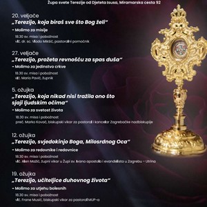 ​Korizmeni utorci sa svetom Terezijom od Djeteta Isusa